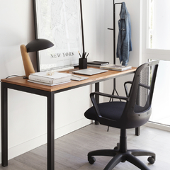 Combo Escritorio Malkara + Silla Fresa Negra