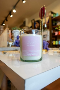 VELAS EN SOYA CON CUARZO - Espíritu Yoga
