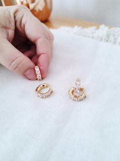 Aros Daphne cristal - comprar online