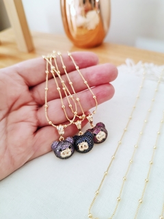Collar "Carita de Oso" - No Me Olvides Accesorios