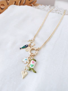 Collar Ibiza Bota verde - comprar online