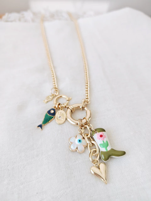 Collar Ibiza Bota verde