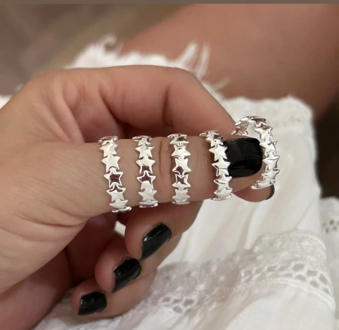 Anillo Cinta Estrella