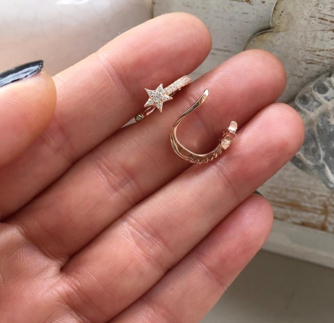 Cuff Midnight Rose (por unidad)