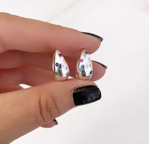 Argollitas Bellinay Color (Por Par)