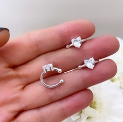 Cuff Cristal Heart