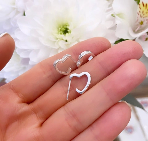 Aro Pasante Medio Corazon (Por Unidad)