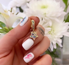 Argollita Alanis Color Gold 1,3 cm (Por Unidad)
