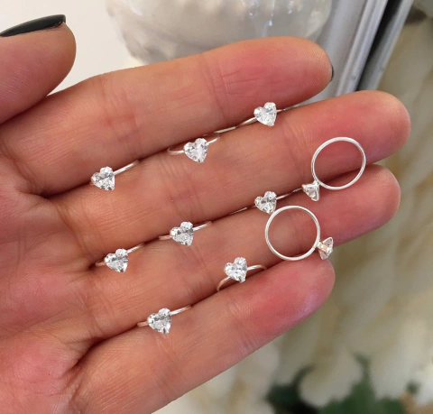 Folk Corazon XL 1 Cm (Por Unidad)