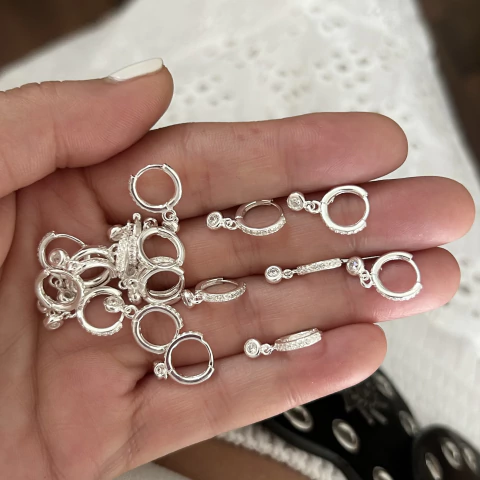 Argollita Punto de Luz 0,9 cm (Por Unidad) - comprar online