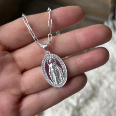 Dije Virgen Milagrosa Cubic XL