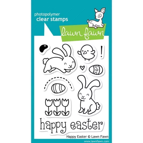 Sellos Happy Easter 10 x 7cm Lawn Fawn