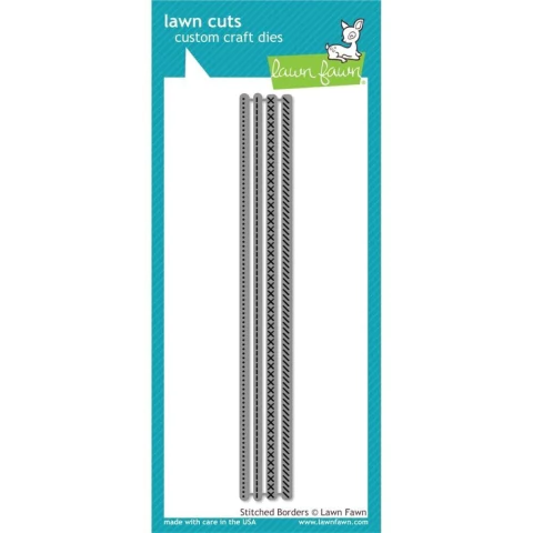 Set Troqueladoras Stitched Bordes Cosidos 2cm x 15.5cm Lawn Fawn - comprar online