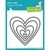 Set de 5 Troqueladoras de corazones Heart Stackables Lawn Fawn