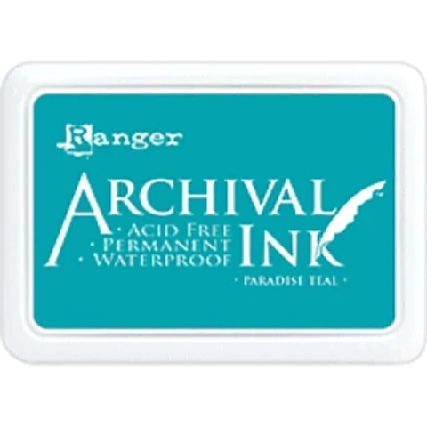 Almohadilla Tinta ink Color Paradise Teal Ranger Archival - comprar online