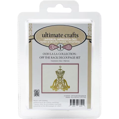 Troqueladora Off the Rack Decoupage Set Ultimate Crafts