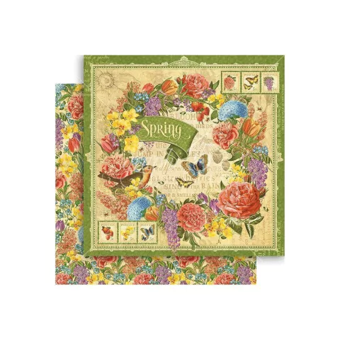 Papel bi-faz Spring Seasons Collection 30,5 x 30,5 cm de 180 gr Graphic 45 - comprar online