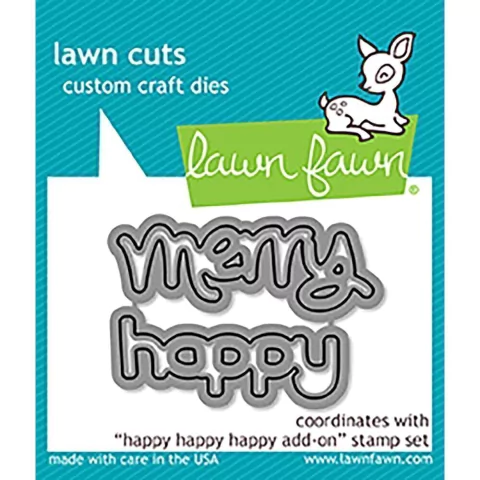Troqueladoras de frases Happy Happy Happy Lawn Fawn