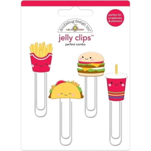 Kit 4 Clips decorativos Perfect Combo Doodlebug Design