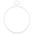Set 2 Aros plasticos redondos 6,25cm Janlynn - comprar online
