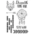 Set 7 Sellos Hide & Seek Stamp Kaisercraft