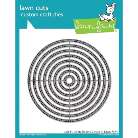 Troqueles de Just Stitching Double Circles Lawn Fawn