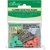 Set de 100 Alfileres de Cabeza de Flor Plana Clover