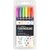 Set 6 Rotuladores punta pincel Fudenosuke Neon Tombow