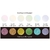 Set 6 Acuarelas Opal Colors Gansai Tambi Kuretake - comprar online