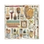 Imagen de Block 10 Papeles bi-faz Atelier Des Arts 30 x 30cm Stamperia
