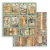Block 10 Papeles bi-faz Savana 15 x 15cm Stamperia - comprar online