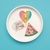 Set 5 formas vellum Life's A Party Damask Love - Oh My Company