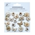 Set de 18 Flores y Mariposas de Papel Ivory Pearl Little Birdie - comprar online