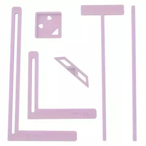 Set de 6 Herramientas / Guias para Encuadernacion Lilas OH MY - comprar online