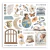 Kit de 6 Paginas de Rub On Secret DIary Stamperia - Oh My Company