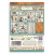 Set 8 Hojas de Washi Tape A New Beginning Stamperia - comprar online