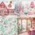 Block de 24 Papeles Navidenos 15 x 15cm Christmas Snowy Houses OH MY en internet