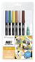 Set para Manga de 6 Marcadores Brush Pen + Waterbrush Bird Tombow - comprar online