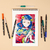 Set para Manga de 6 Marcadores Brush Pen + Waterbrush Wind Tombow en internet