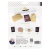Set 4 Hojas con Glitter Gold Minc Heidi Swapp - comprar online