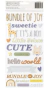 Set de 136 Thickers Hello Little Boy American Crafts - comprar online