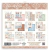 Block 10 Papeles bi-faz Oh La La 30 x 30cm Stamperia - comprar online