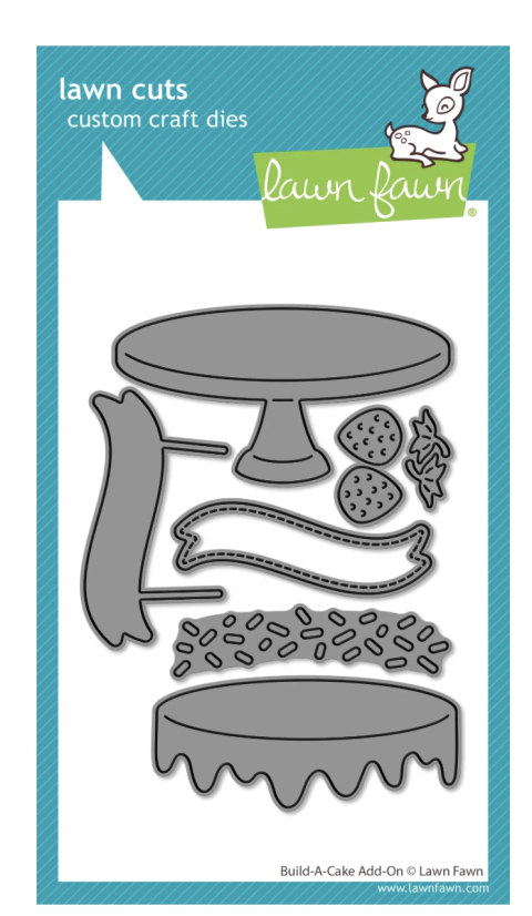 Troquel Build a Cake Add-On Lawn Fawn - comprar online