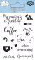 Sellos de frases Coffee & Tea Clear Stamp Elizabeth - comprar online