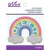Sticker Peludito Arcoiris Over It Sticko