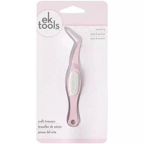 Pinza Precision Rosa Para Papel Tweezers EK Tools - comprar online