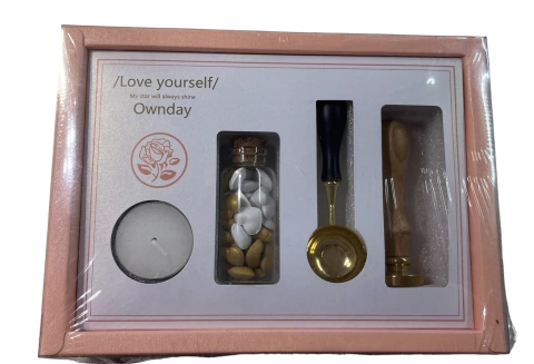 Kit de Lacre Mango cuchara cabezal vela y perlas