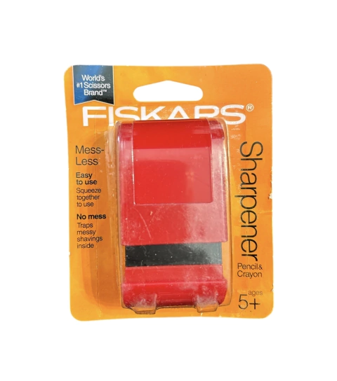 Sacapuntas para Lapices y Crayones Rojo Fiskars