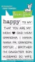 Sellos Happy Happy Happy Add-On: Family Lawn Fawn - comprar online