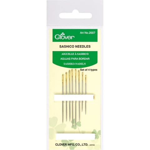 Set 8 agujas para Bordar Sashico Clover - comprar online